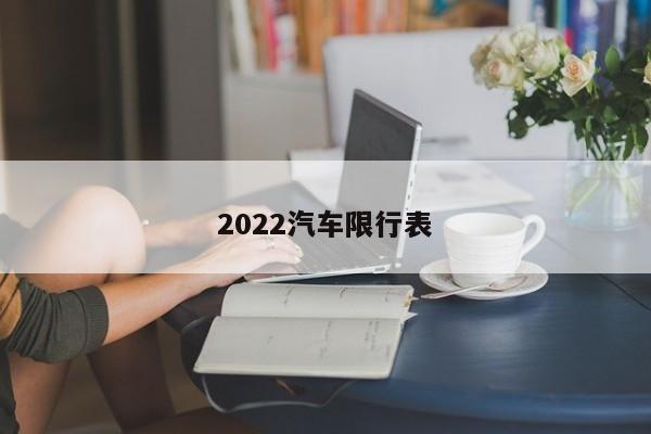 2022汽车限行表